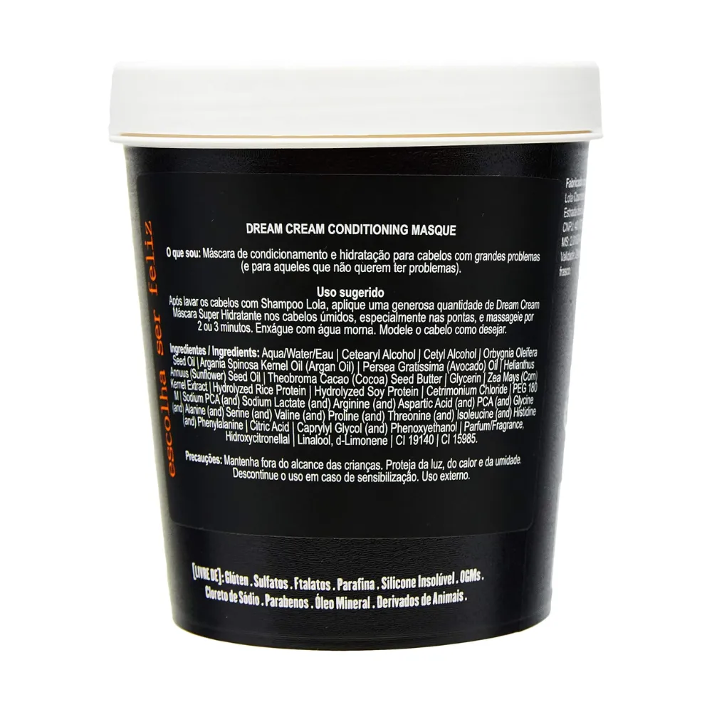 Lola Cosmetics Dream Cream Máscara 450g - 1 Lola Cosmetics Dream Cream Máscara 450g - 1